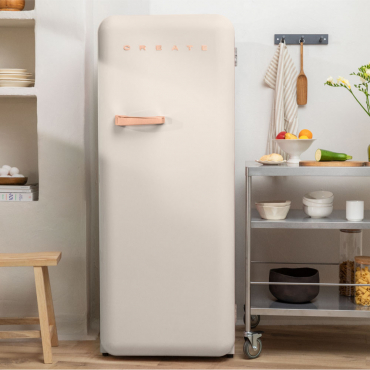 FRIDGE RETRO 281L - Retro-style refrigerator Offwhite