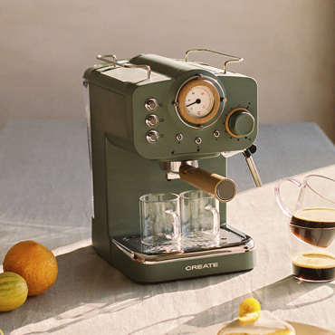 THERA RETRO - Espresso coffee maker Sage