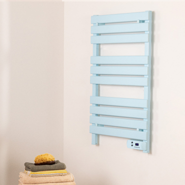 WARM TOWEL - Electric floor or wall towel rail 500W Pastel blue