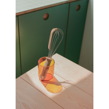 KITCHENWARE STUDIO - Stainless steel hand whisk Sand