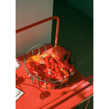 KITCHENWARE STUDIO - Wire baskets with non-slip base Sage