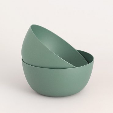KITCHENWARE OUTDOOR ECO - Set of 2 small bowls for outdoors Sage