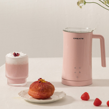 MILK FROTHER STUDIO - Milk Frother Heater Pastel pink