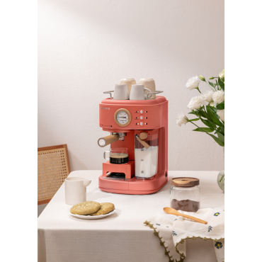 THERA RETRO PRO - 20bar semi-automatic espresso machine Terracotta