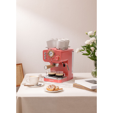 THERA RETRO - Espresso coffee maker Terracotta
