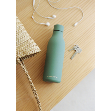 BOTTLE STUDIO - Stainless steel thermos bottle 550ml Sage
