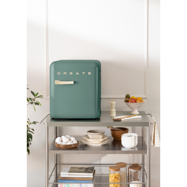 FRIDGE RETRO 48L - Retro-style refrigerator Sage
