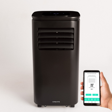 SILKAIR CONNECT - Portable Air Conditioner 3 in 1 WiFi 9000 BTU Black