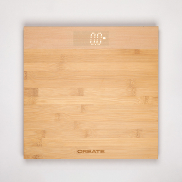 BALANCE BODY BAMBOO - Bamboo bathroom scale Bambú