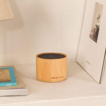 SPEAKER MINI BAMBOO - Bamboo Bluetooth speaker Bambú