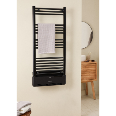 WARM TOWEL ADVANCE - Heated electric towel warmer with WiFi 1000W Black
