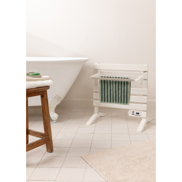 WARM TOWEL MINI - Electric floor-standing or wall-mounted towel rail 150W With legs