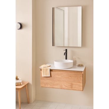 WARM MINIMAL IR - Wall-mounted infrared heater with WiFi Mirror