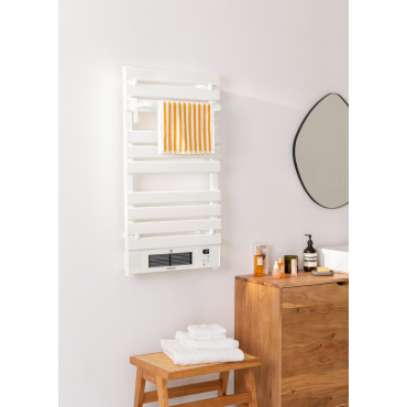 WARM TOWEL PRO - Electric towel rail with heater and Wi-Fi 1500W White