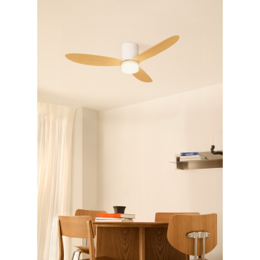 WIND LITE - 40W silent ceiling fan Ø132 cm suitable for indoor and outdoor use Remote control
