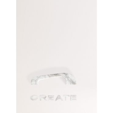 Handle and Logo Set for FRIDGE RETRO Marble