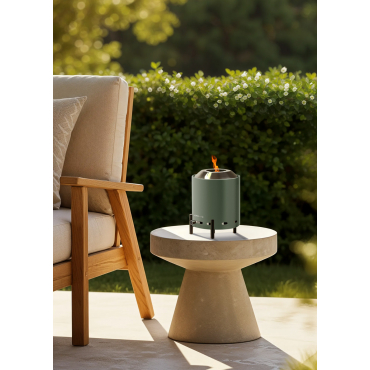 FIRE PIT COMPACT - 1.5kW tabletop outdoor pellet fire pit - smokeless Sage