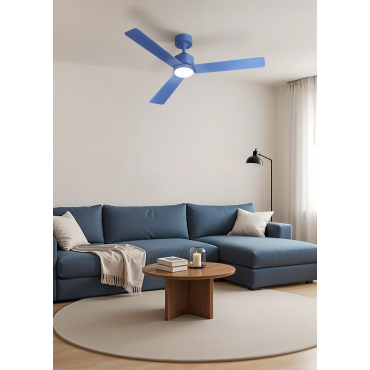 WIND MODERN - Silent 40W Ceiling Fan with LED Light Available in Various Sizes WIFI + Remote control