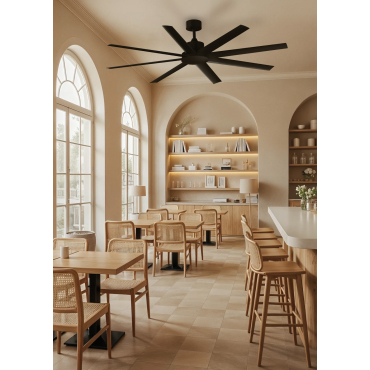 WIND INDUSTRIAL - 40W Silent Ceiling Fan – Available in Multiple Sizes Without light