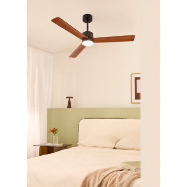 WIND MODERN - Silent 40W Ceiling Fan with LED Light Available in Various Sizes Remote control