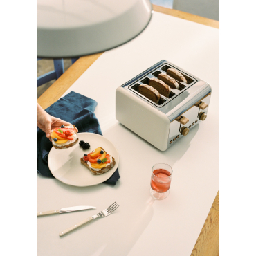 TOAST RETRO - Wide slice toaster Off-white