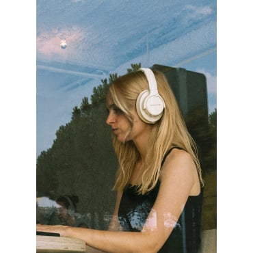 HEADPHONES ANC STUDIO - Wireless Over-Ear Headphones with Noise Cancelling Off-white