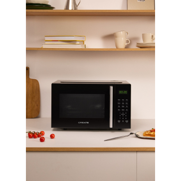 MICROWAVE STUDIO - Microwave 23L with Grill and Oven Function 1000W Black