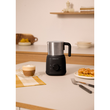 MILK FROTHER RETRO - Milk frother and heater with removable jug Black