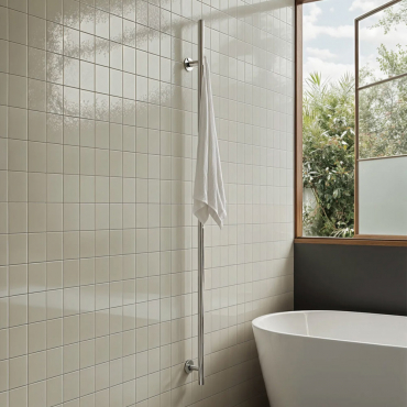 WARM TOWEL TUBE - Electric Towel Rail 60W/120W Stainless steel