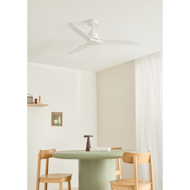 WIND STYLANCE - Quiet 40W ceiling fan with technical ABS blades, available in various sizes Without light