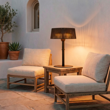 PATIO HEATER COMPACT - Infrared Heater for Terraces and Outdoor Spaces Black