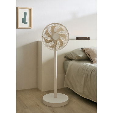 AIR STAND FOLDABLE - 50W foldable pedestal fan Off-white