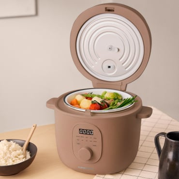 RICE COOKER STUDIO - Multifunctional electric rice cooker with steamer basket 3L