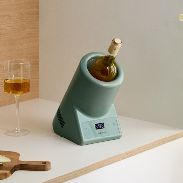 BOTTLE COOLER - Wine bottle cooler with adjustable temperature Sage