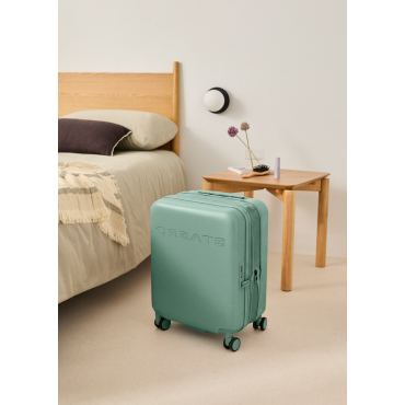 LUGGAGE STUDIO - Rigid polycarbonate suitcase with TSA lock and multidirectional wheels Sage